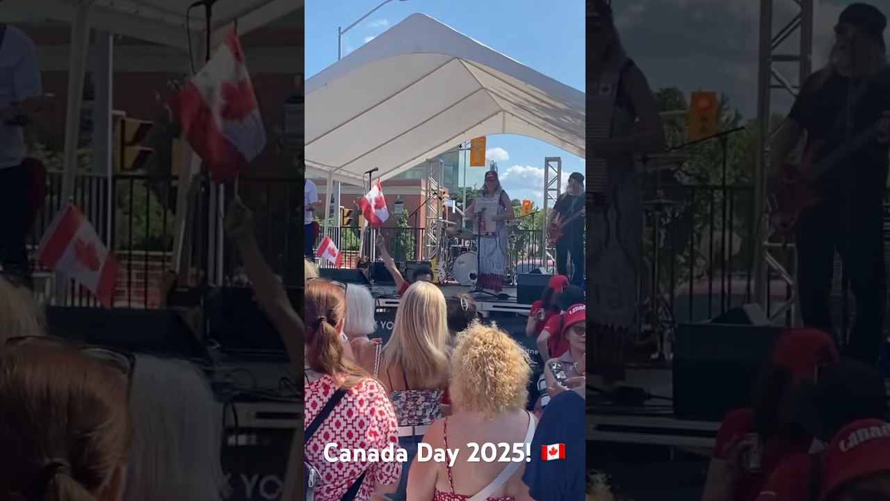 Voices of Canada! This is what Canada day sounds like in Port Credit #portcredit #canadaday #live
