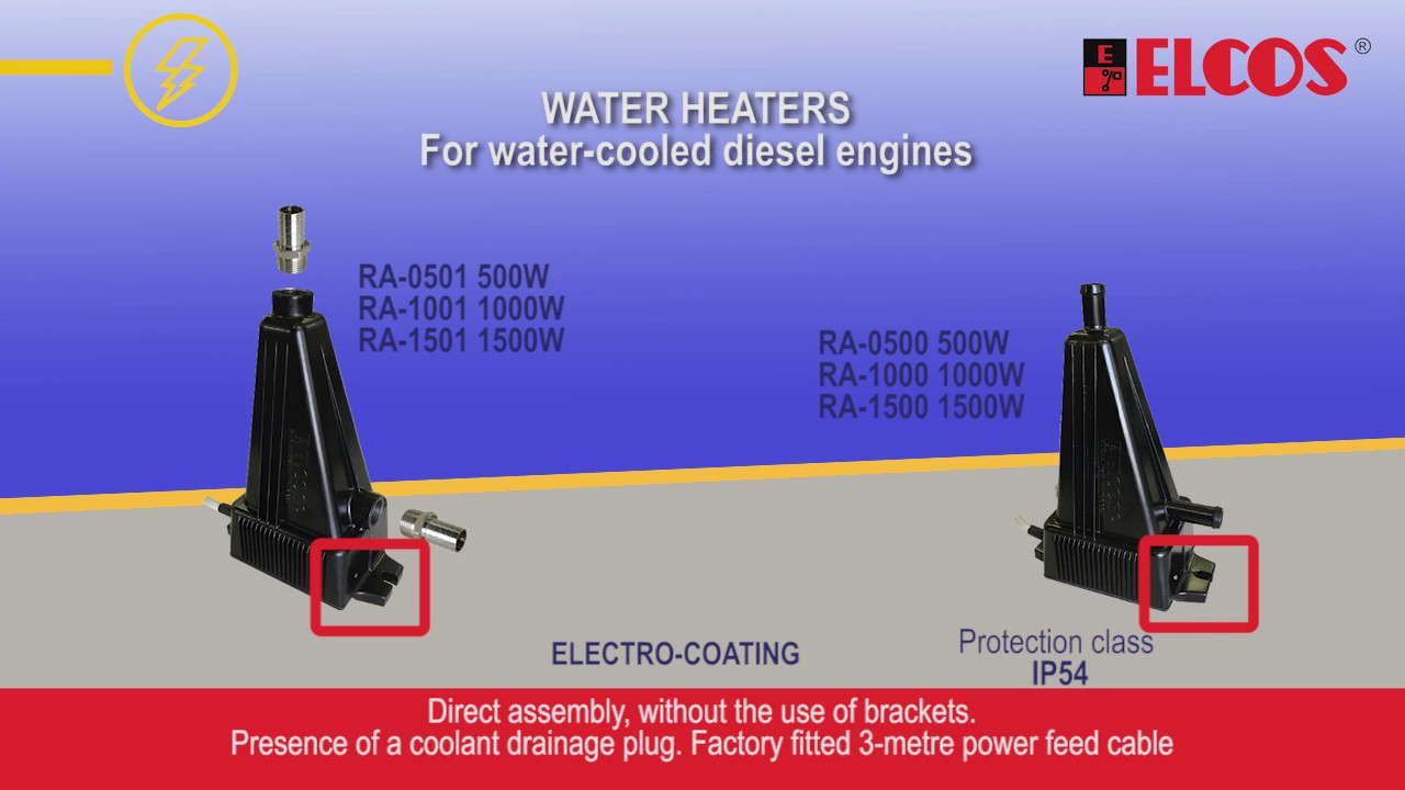 electric heaters for diesel engines - YouTube