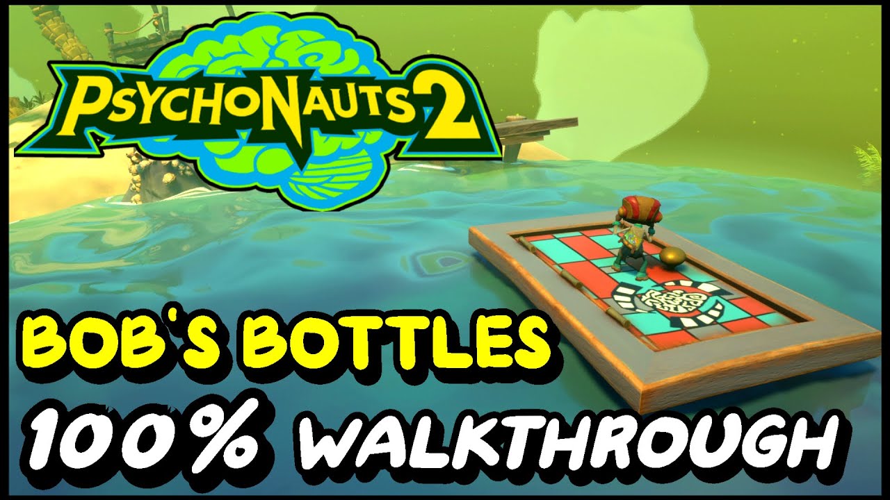 PsychoNauts 2 - Bob's Bottles All Collectible Locations