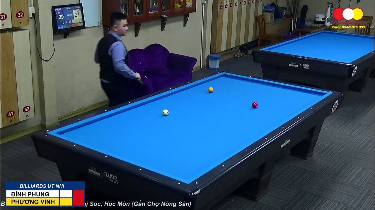 Trực Tiếp Giải Bida 3 Băng Tranh Cup Đồng Đội CLB Billiards Út Nhi Lần ...