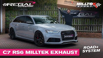 FITTING AN AUDI C7 RS6 WITH A MILLTEK EXHAUST [RACE+ & CARBON TIPS]