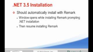 Windows 8 .Net Installation For Remark Software