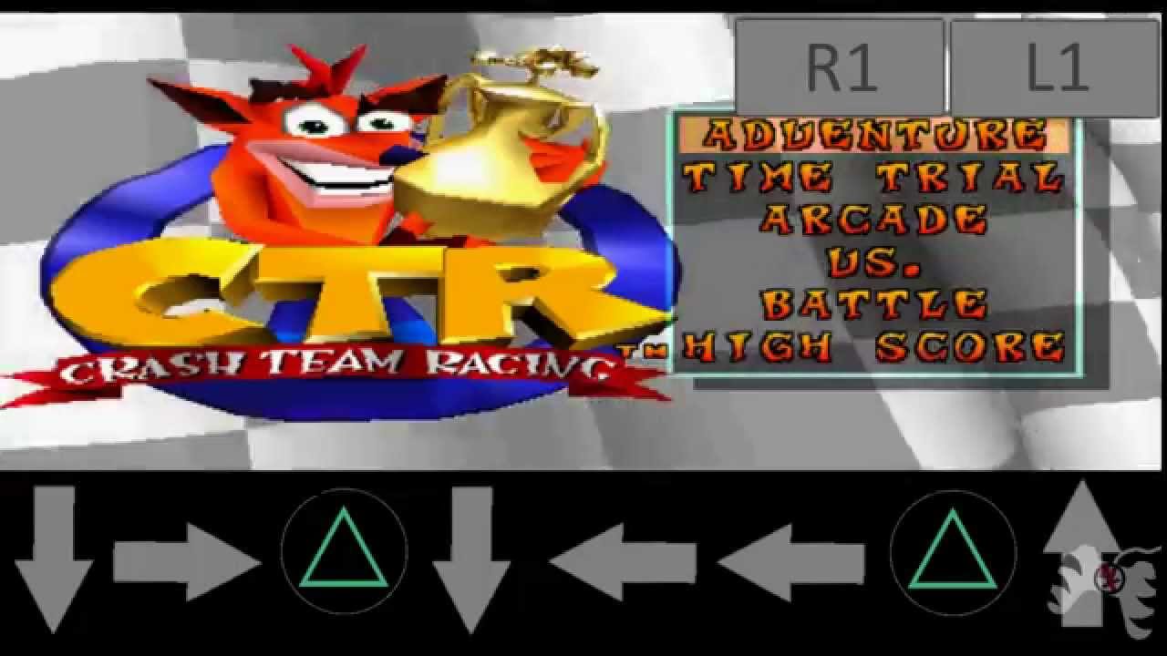 Todos os Códigos de CTR (Personagens extras, Turbo Track, trapaças+Demo
