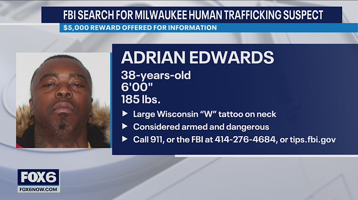 Human trafficking suspect wanted by FBI | FOX6 News Milwaukee