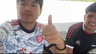 Only net challenge with the trio 🇧🇷⚽️