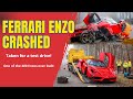 BERGING : Ferrari Enzo tegen boom gecrasht