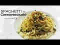 SPAGHETTI CANNAVACCIUOLO : aglio olio cavolfiore e acciughe- RICETTE DI GABRI Kitchen Brasita