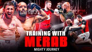 Merab Dvalishvili Trains with Demetrious Johnson Ahead of UFC 320! | MIGHTY JOURNEY