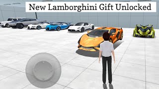 3d Driving Class Lamborghini Went to Take Gift - New Bugatti Unlocked  Car Gameplay