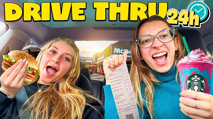 24 HORAS PEDINDO TUDO O QUE A PESSOA DA FRENTE PEDIU NO DRIVE THRU