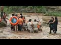 Two girls trapped in flood after trying to take selfie   rescued