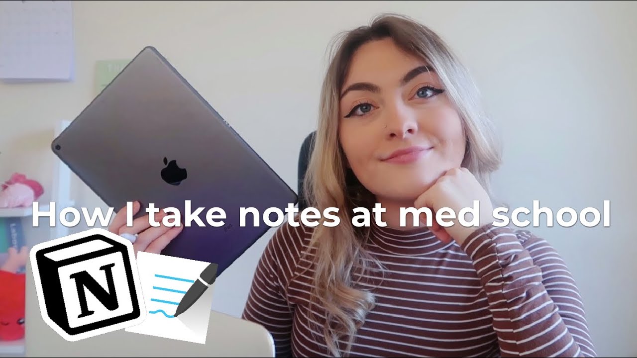 How I take notes at medical school using my iPad Air and Notion - YouTube