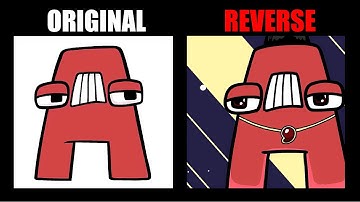 Reverse Alphabet Lore But In Transform (A-Z...) - Alphabet Lore Meme Animation - TD Rainbow