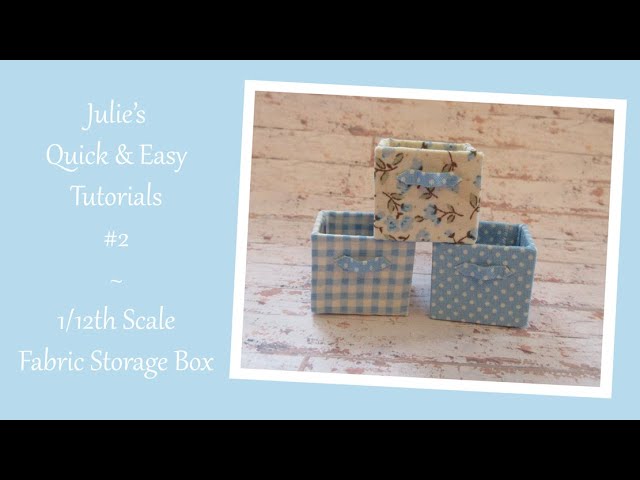 How to make Washable Fabric Storage Basket Easily from Old Clothes