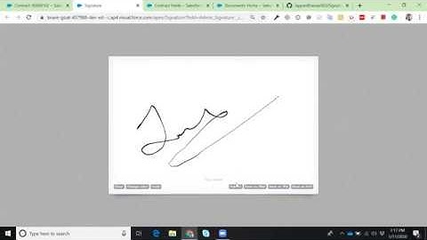 Capture Signature With Salesforce