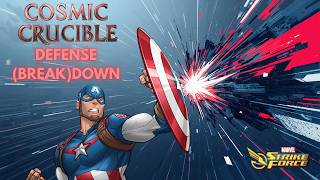 DEFENSE (BREAK)DOWN | COSMIC CRUCIBLE S22 (MID-SEASON) | MARVEL STRIKE FORCE | MSF