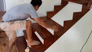 Ingenious Woodworking Techniques And Skills Easy  Build And Install A Wooden Staircase Step By Step