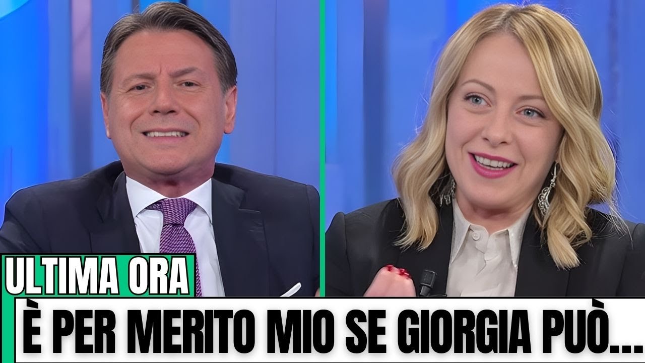 CONTE ATTACCA GIORGIA MELONI, MA LEI LO METTE A TACERE DAVANTI A TUTTI