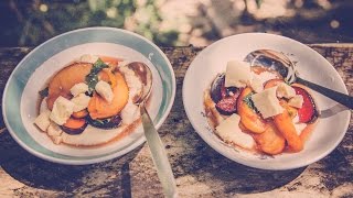 Al Browns Marinated Stonefruit With Romanoff Sauce Hyundai Nz