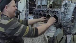 картинка: Mitsubishi Fuso Fighter. Мотор 6D17. Капитальный ремонт двигателя. Хлопки во впускном коллекторе.