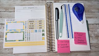 Erin Condren A5 Dashboard Layout PWM