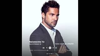 David Bisbal IA - Solamente Tú (Pablo Alboran)