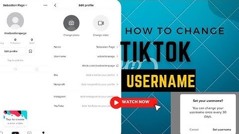 HOW TO CHANGE USERNAME ON TIKTOK 2022 EASY TUTORIAL