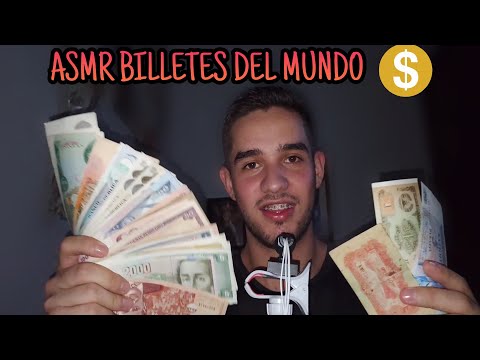 ASMR BILLETES DE DIFERENTES PAÍSES DEL MUNDO /Relajante e Interesante Asmr español