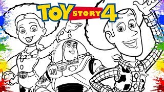 Toy Story 4 (2019) | Disney Pixar | Jogo de Pintar | Desenhos Video infantil | Brinquedos | Animação