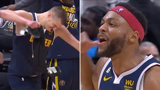 Nikola Jokić HYPED After Bruce Brown's Clutch Buckets | 2023 NBA Finals