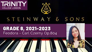  2021-2023 Trinity Grade 8 Feodora - Carl Czerny Op.804 Album Elegant Des Dames Pianistes