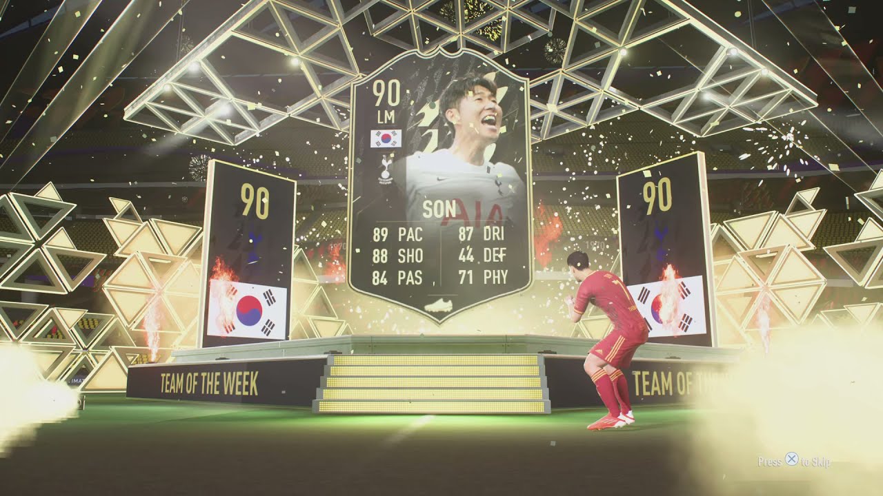 FIFA 22 Packing TOTW Son