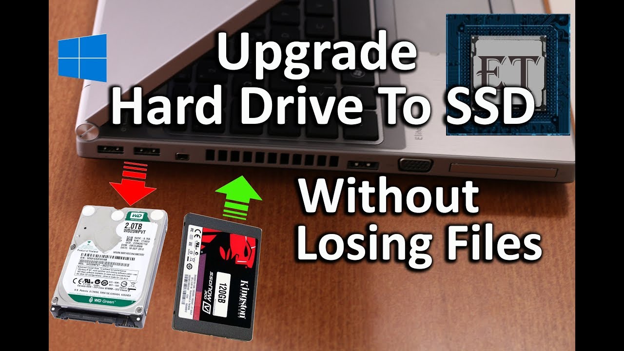 udløb ekspertise Prime How to Upgrade Laptop Hard Drive To SSD Without Reinstalling Windows (Keep  All Files & Apps) - YouTube