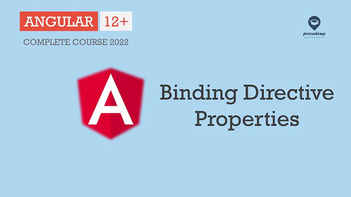 Binding Directive Properties | Directives | Angular 12+