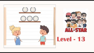 Brain test all star level 13 Find the hidden alien.
