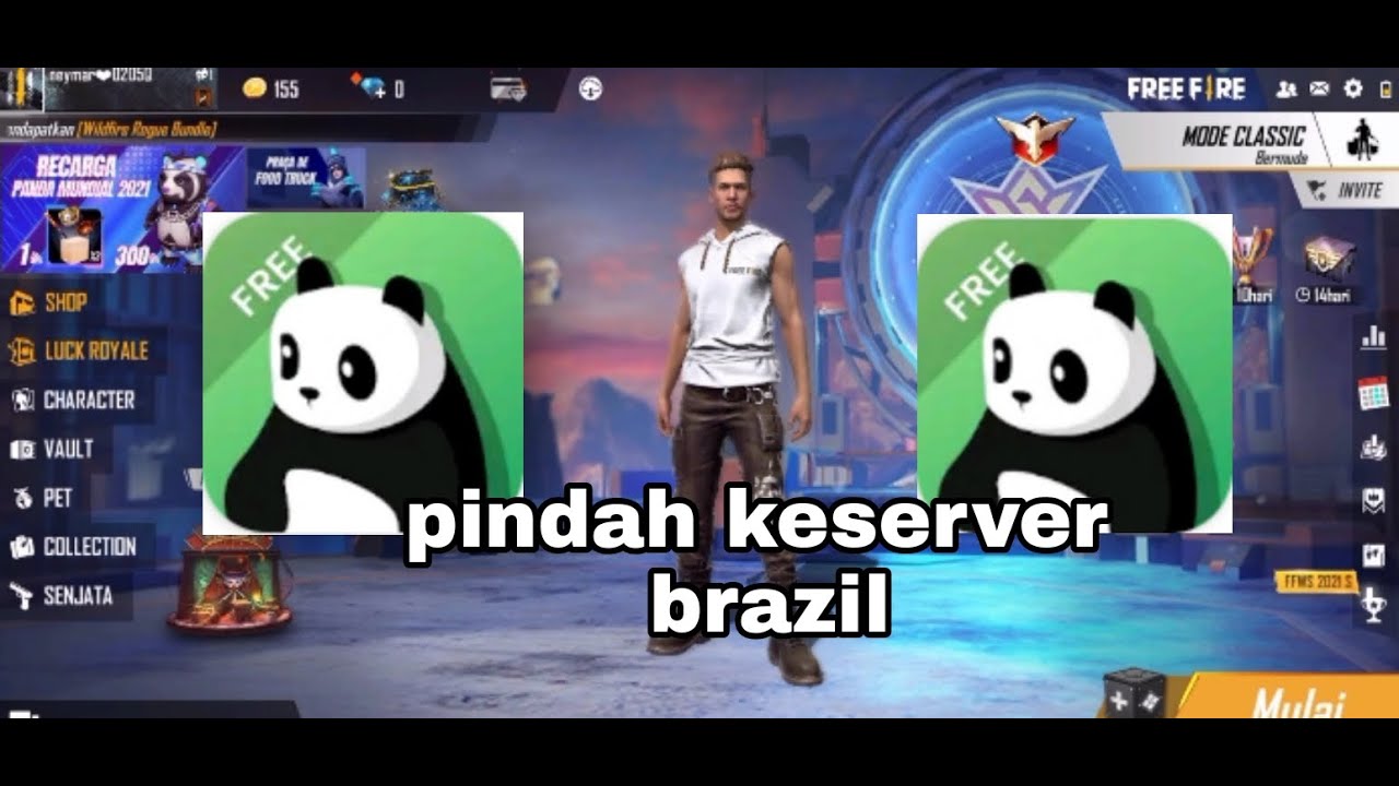 Cobain pake panda vpn buat pindah keserver brazil