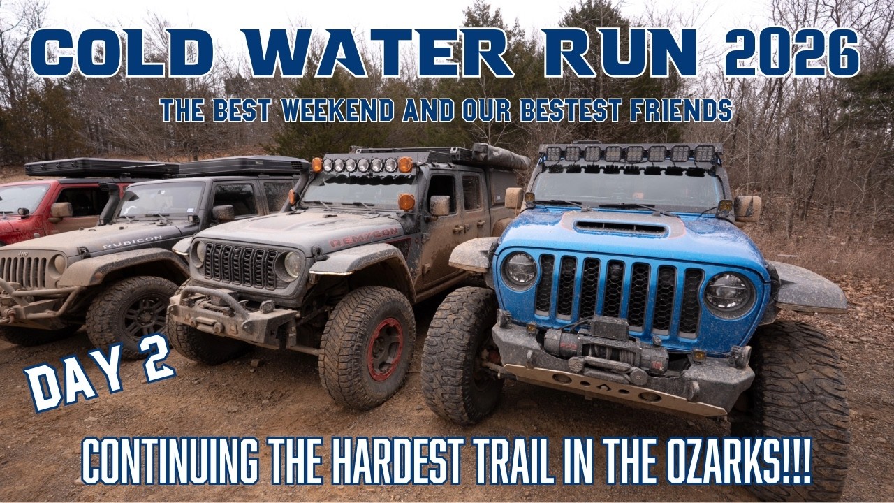 The Hardest Trails of the Ozarks!!! - Cold Water Run 2026 Day 2