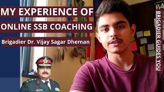 My experience of Online SSB Coaching with Brigadier Vijay Sagar Dheman| Recommended for SSB coaching screenshot 2