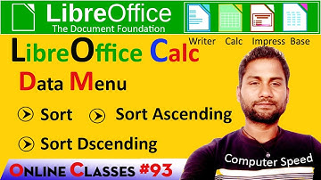 libreoffice calc sort | data menu sort | sort option of data menu | libre |libreoffice | calc | lib|