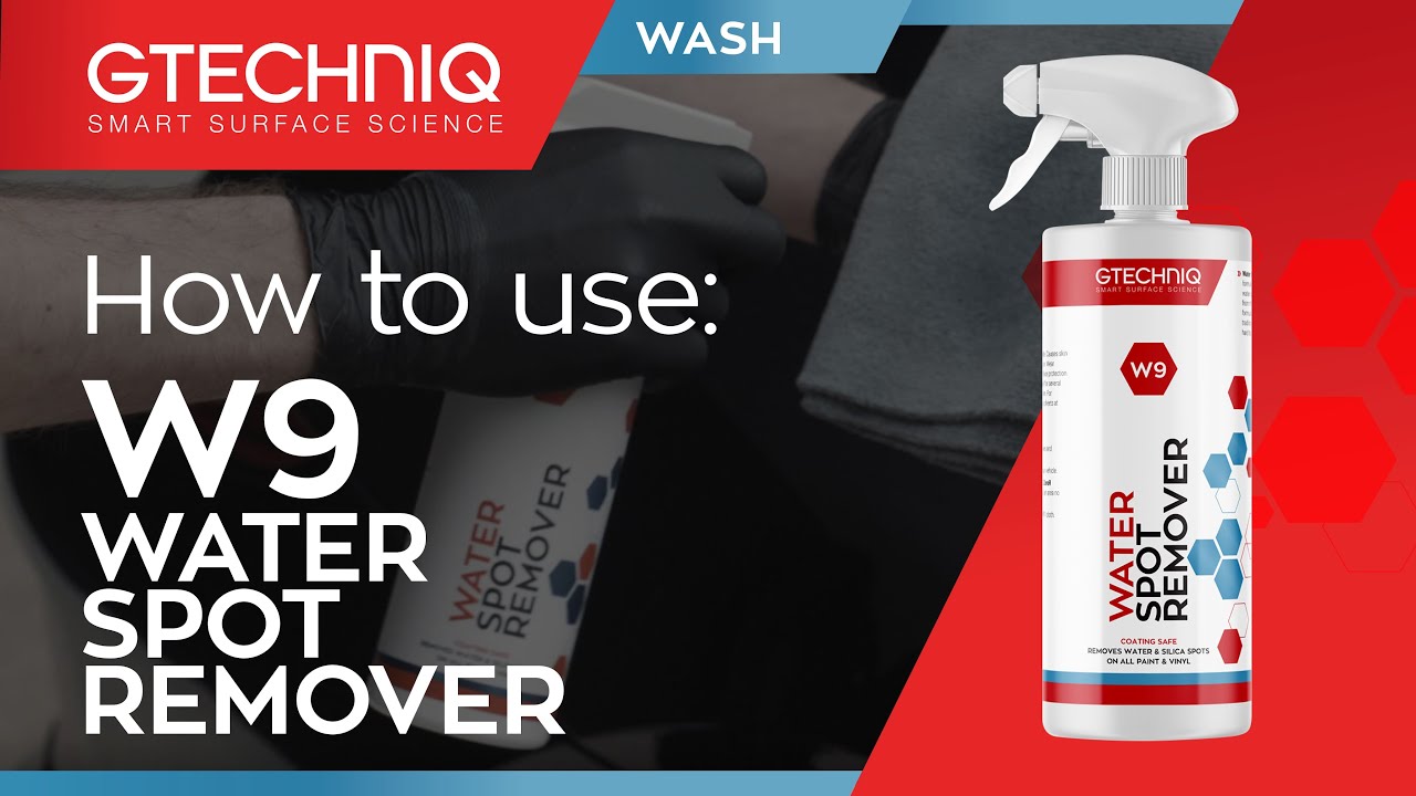 Gtechniq W9 Water Spot Remover - 500 ml - Detailed Image