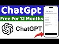 ChatGPT Go Subscription FREE! Latest Working Method Explained | ChatGPT Go Free Access Guide 202