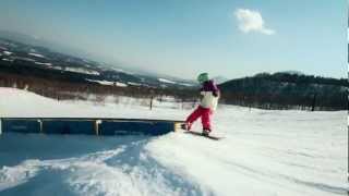 スノーボードキッズ せな＆るきはこんなに大きくなりました。