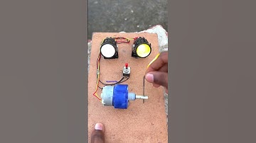 Powering a Bike Bulb with a Gear Motor #diy #generator #project
