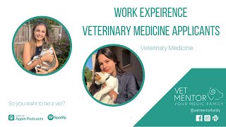 How to approach work Experience/Veterinary Medicine