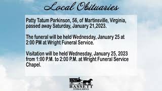 Obits for January 25, 2023