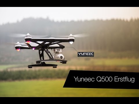 Yuneec Q500 Typhoon Quadrocopter Erstflug unbearbeitet!