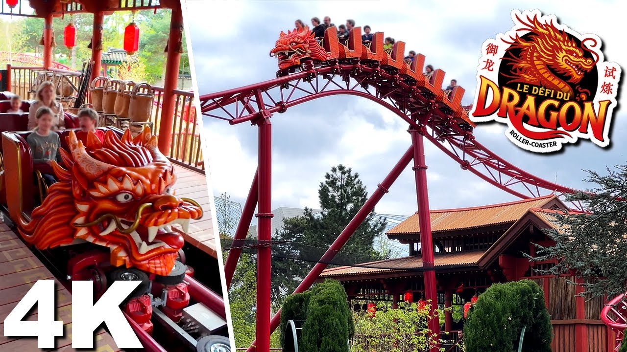 Le Défi du Dragon [On-Ride 4K POV] - Jardin d'Acclimatation Paris