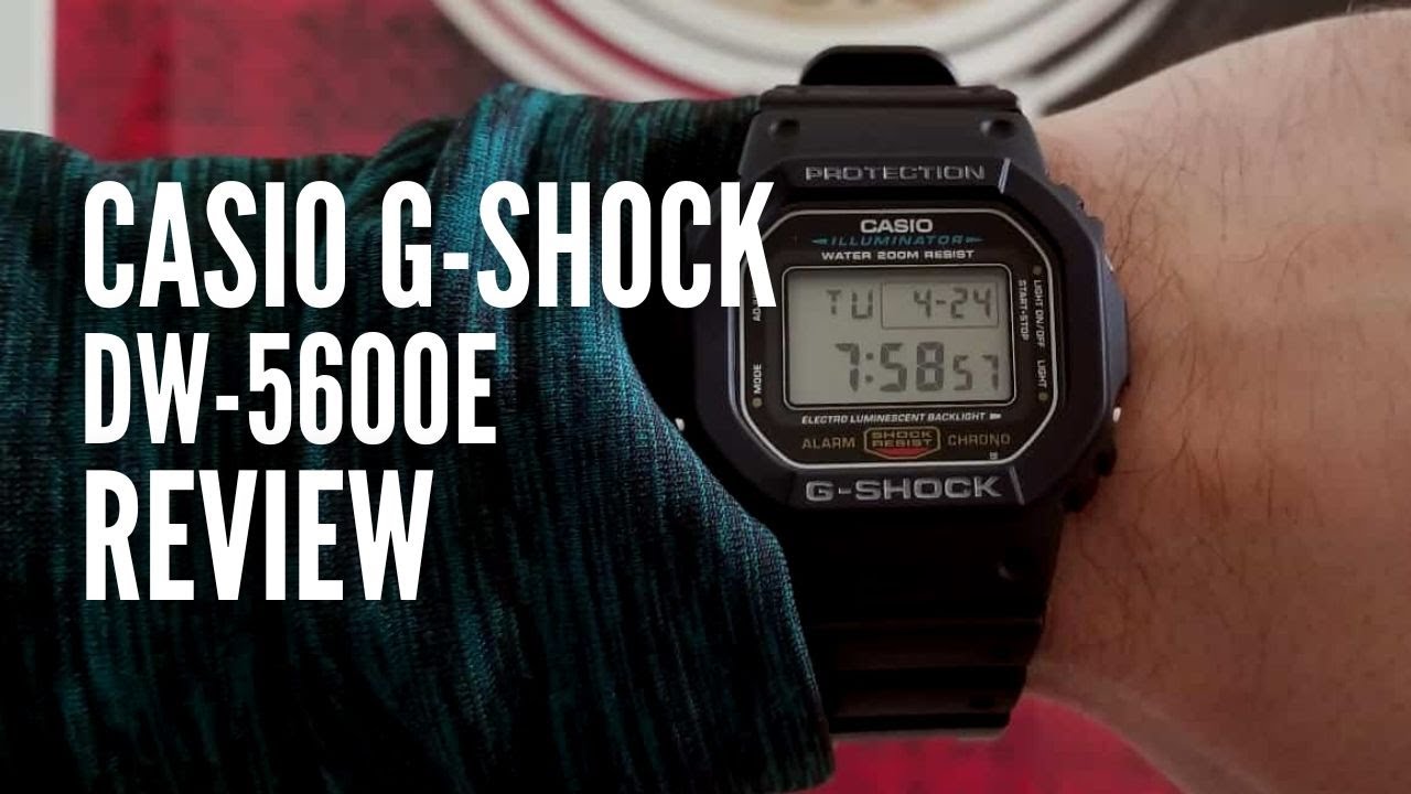 While Society Crumbles, the Casio DW5600-E Ticks On - The Comment