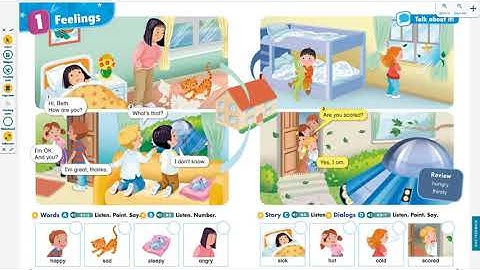 Super Kids 2 Unit 1  [ESL Emotions]