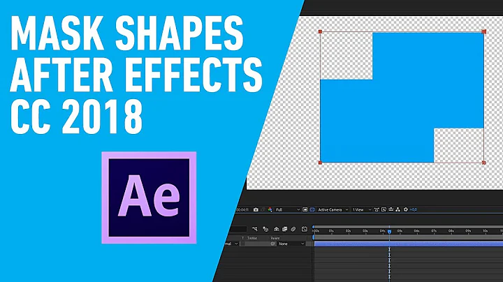 How To Mask Shapes in Adobe After Effects CC 2018